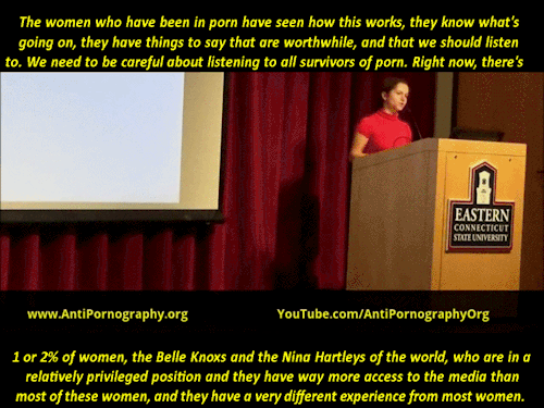 exgynocraticgrrl:  "The Hidden World of Porn" @ Eastern Connecticut State Universitywith journalist and feminist activist Maya Shlayen 