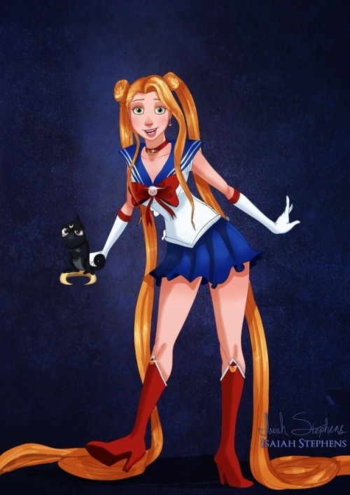 angua:  Disney Princesses Re-Imagined As Pop Culture Heroines 