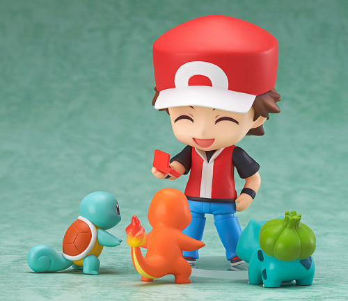 Nendoroid Red!!!!!! and 3 pokemon first generation!!! Where PIKACHU!!!!!!