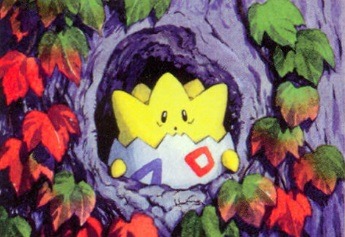 dragonitedelight:  Togepi in the Pokémon TCG Happy Easter! ★/☆  