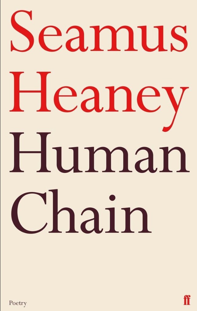 Started #reading: Human Chain, by Seamus Heaney.