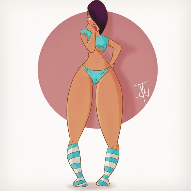 axart:  Got a weakness for bowlegged chicks 😶… #axcomix
