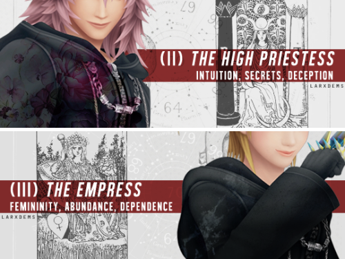 ORGANIZATION XIII WEEK - DAY VII: FREE DAYthe organization + major arcana // partial remake of 