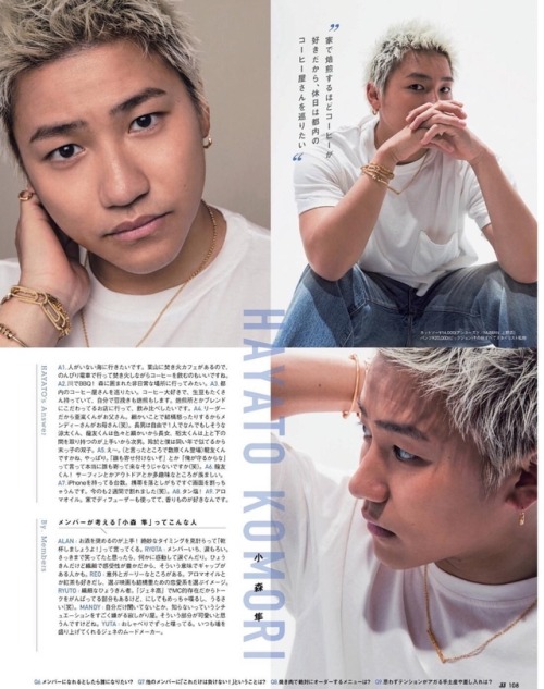 yukikinomiya:GENERATIONS from Exile Tribe for JJmagazine (08/2019)