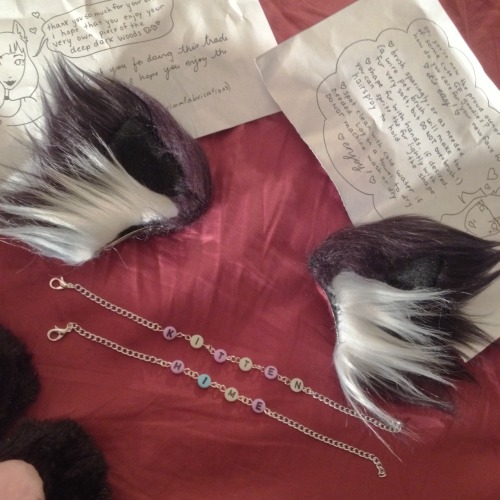 oujis-kitten:  Today was a good mail day! Unfortunately this kitty is sick as heck.   Ears: Grimmfabrications Bow: Kumacreations (use oujibuns for 10% for a whole week!) Paws: depop  (Please leave my captions in tact, otherwise you will be blocked + blows