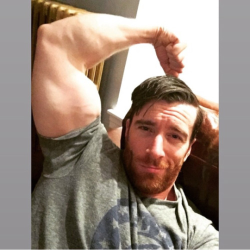 Showing Off His Arms