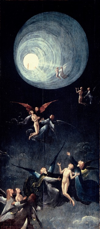 Visions of the Hereafter by Hieronymus Bosch. c. 14901. Terrestrial Paradise2. Ascent of the Bless3.