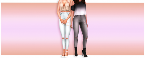 wild-pixel: Pia Jeans Hey everyone! Here are some jeans I made up a few weeks ago! I thought I would