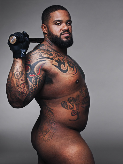 atchka:suthrnblakbear:Texas Rangers player Prince Fielder from ESPN’s upcoming 2014 Body Issue. Daaa