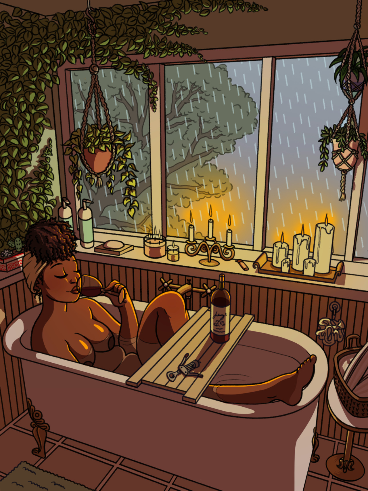 ILLEST CLITORIS — nothing more relaxing than a nice warm bath during...