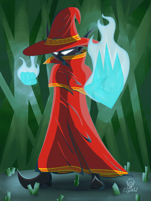 Art Trade With My Sister TigerHawk242. This Is Her Character Kyanite, An Armless Wizard.