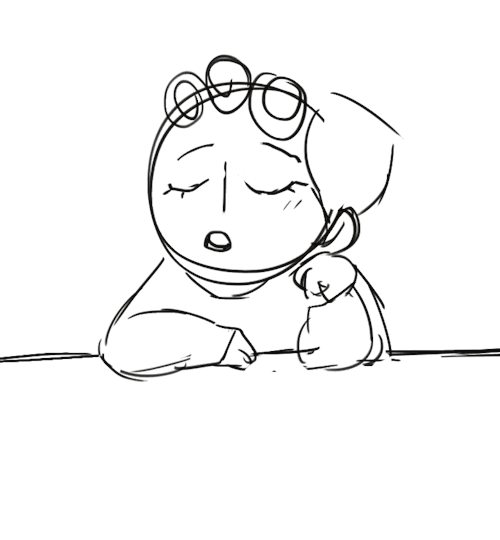 “I’m sleepy. Too much gang related management work.”