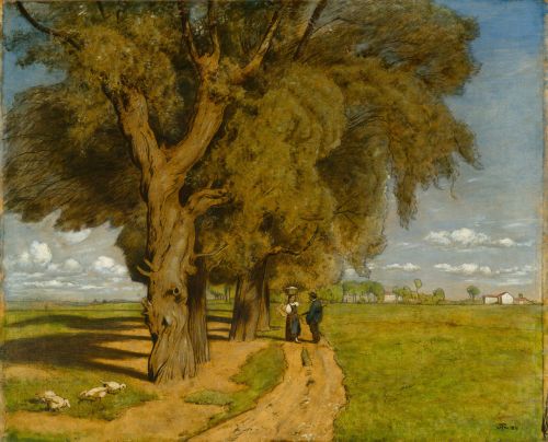 Summer (Landscape at Karlsruhe), Hans Thoma, 1891