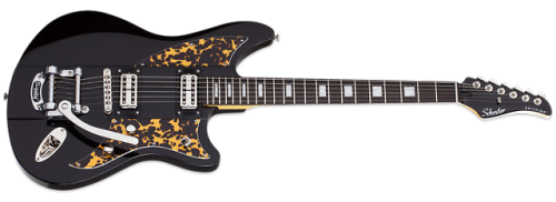 The Schecter Spitfire is a new addition to the 2018 Schecter Retro range. Combining a classic vintag