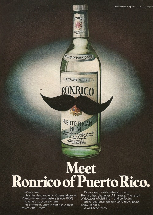 Ronrigo. Ad from Playboy, July 1978.