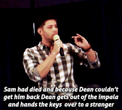 everkings:   Jensen’s dream about how Supernatural ended [x]   