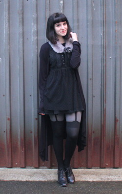 sideshowgoth:my christmas eve outfit, even