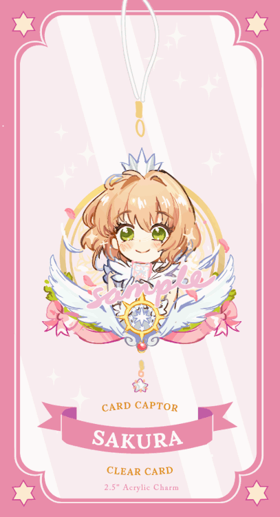 Card Captor Sakura: Clear Card charm for AX! I’m also taking preorders online on my shop if yo