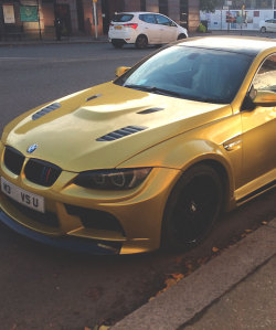 londonautomotive:  Gold BMW M3 