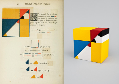 explore-blog:jtotheizzoe:Helen Friel - “Here’s Looking at Euclid” (paper sculptures of mathematician