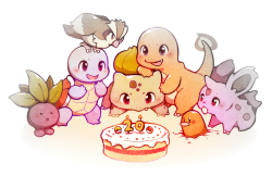 mieau:  Happy pokemon anniversary!  