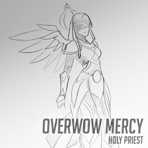 “Avatar/Auriel Mercy
”
Doodled this a while back when someone mentioned that Mercy would look pretty awesome in Priest Tier 5 armor (Avatar Raiment).
I think Auriel (from Diablo) wing feathers would look pretty awesome with this.
Support me on...