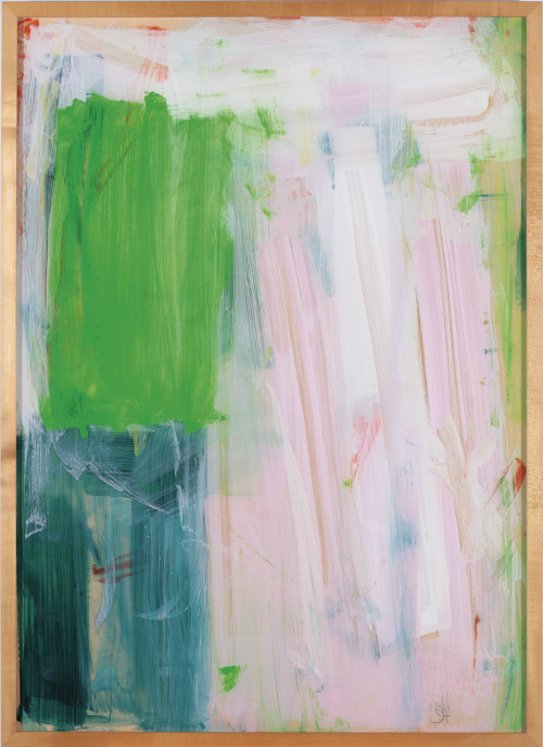 ochyming:Imi Knoebel B. 1940, GERMAN.Untitled, 1994  Acrylic on acrylic glass  (One of  five)90 x 66