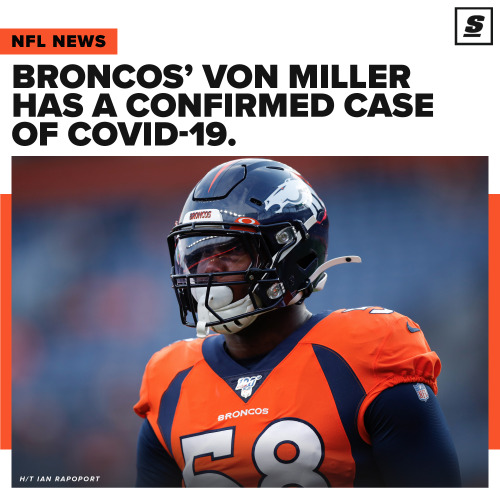 Von Miller is reportedly in good spirits despite the diagnosis. 