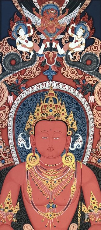 Amitabha Buddha by Mukti Singh Thapa, Nepal