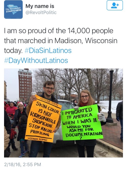 flowersinmyphro:elpajaromasnalgon:izzy-strummer:What would a day be like without Latinos?Madison wil