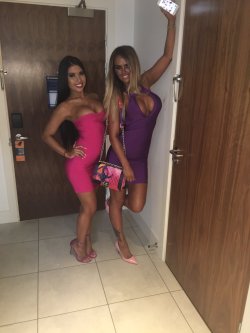 Pink and purple