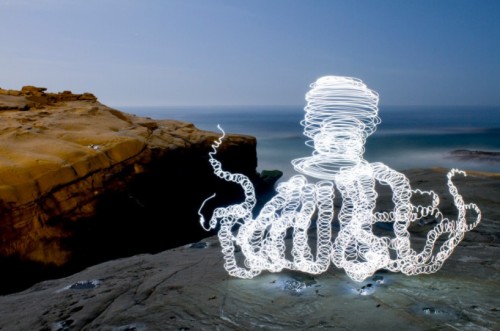wacky-thoughts:  LED Light Paintings by Darren Pearson 