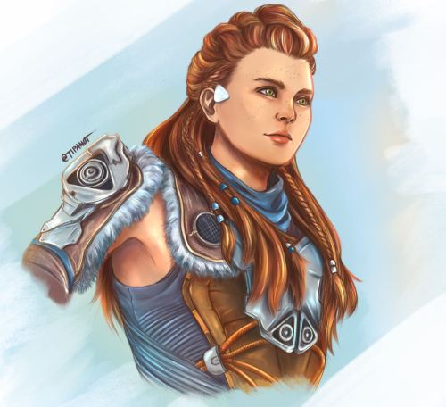 Aloy Despite the Nora This piece is a group shot of three of my favorite female protagonists. I fini