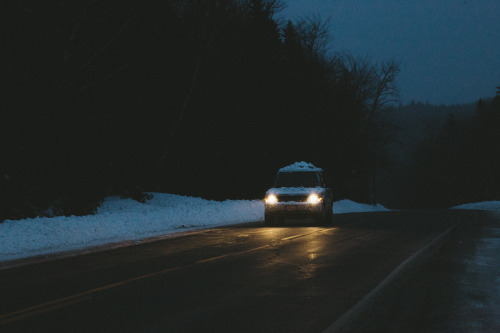 Exploring the roads of Carrabassett Valley, ME.