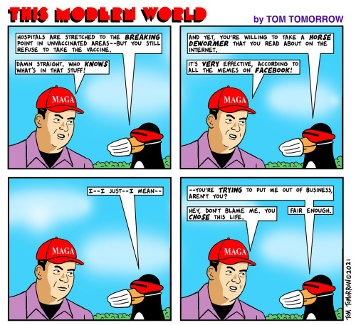 rendakuenthusiast: siryouarebeingmocked: iteratedextras:thenib: Tom Tomorrow. Remember when you guys