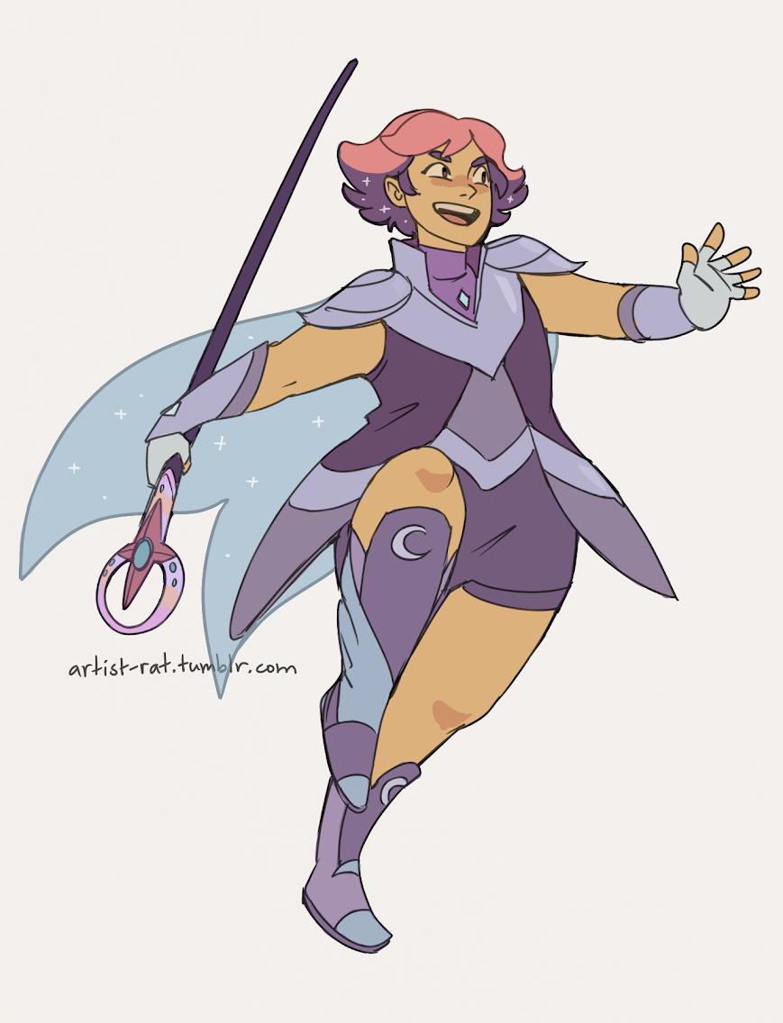 artist-rat: Glimmer in her Battle of Bright Moons armor bc yEAH!!! 