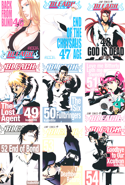 sawamuhra:   sawamuhra-deactivated20170628: bleach volume covers 1-72   