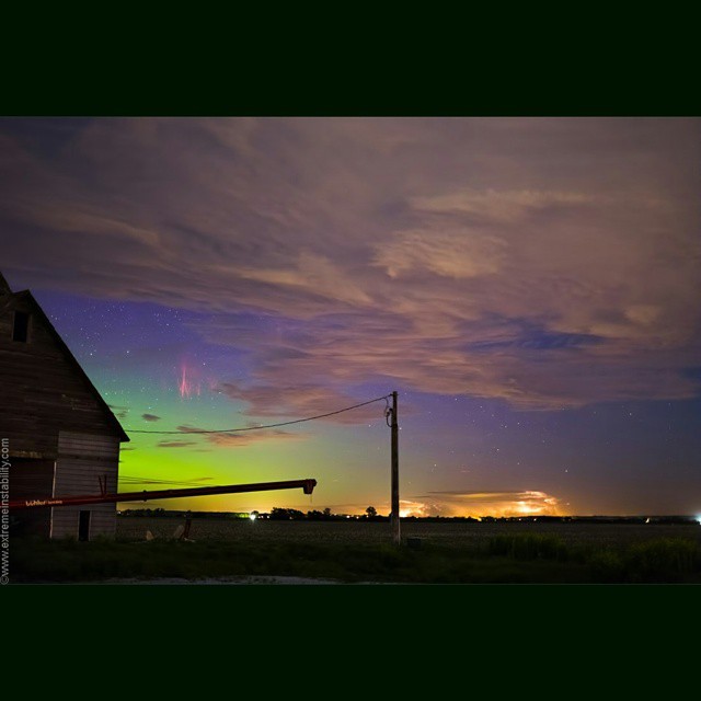 Stars, Sprites, Clouds, Auroras #nasa #apod #stars #sprites #clouds #auroras #minnesota