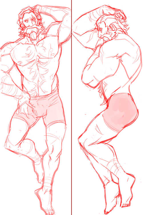 bravehardt:  Since I keep getting requests for this! A WIP of a daki for grandpa!…and