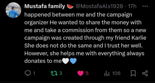 Help Mustafa And His Family. Even 1 Dollar Can Make A Difference