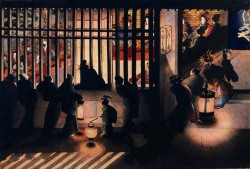 mujeresartistas:  Nightscene in the Yoshiwara