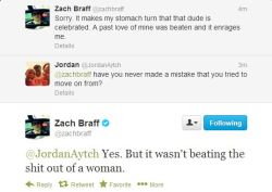 teamhawkeye:  marmarstylinson:  Update: Zack Braff tweeting about Chris Brown   