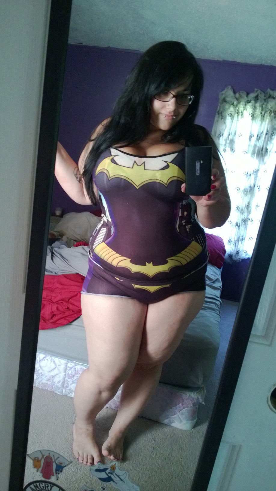 bbw-lucy:  emmabailey:  I got some new pjs. The shorts are always to small. &gt;;[