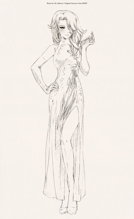 vitt-99:  ale-halexxx:  fanart sketch, cinder fall from rwby   WOOOOOOOOOW