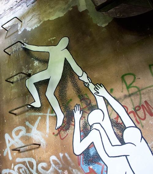 artmonia:  Escape from Wuhlheide Project by Dutch Street Artist Daan Botlek.