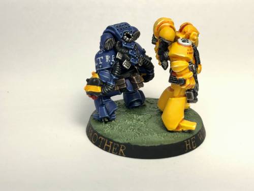 “He who stands with me shall be my brother” - A little Oldhammer project I put together for my frien