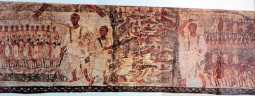 The Dura Europos Synagogue, Dura Europos, Syria. Images of the Excavation and Frescoes via the Yale 