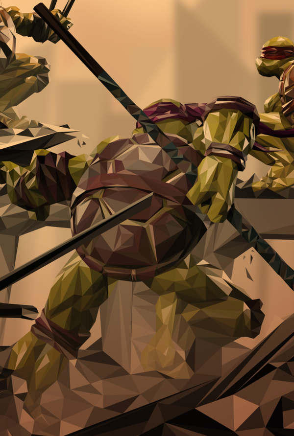 pixalry:  Teenage Mutant Ninja Turtles! - Created by Simon Delart This rad design