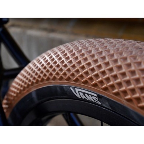vansbmx:  The @cultcrew X Vans tires are so sweet!  Pic via Traffic BMX, Germany.