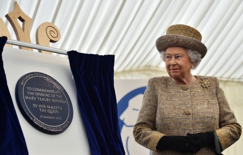 Queen Elizabeth II accompanied Prince Philip, Duke of Edinburgh attended the opening of the new Mary